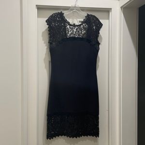 black cocktail dress